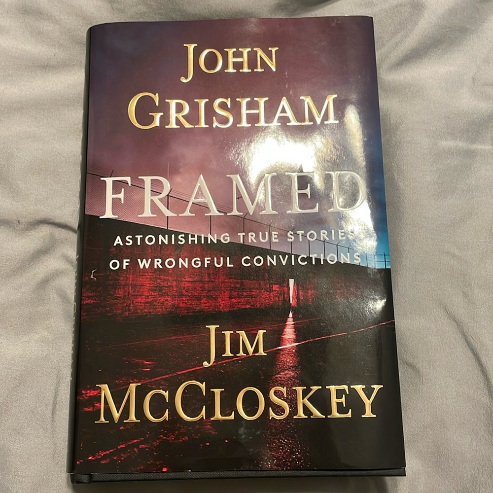 John Grisham Book Framed